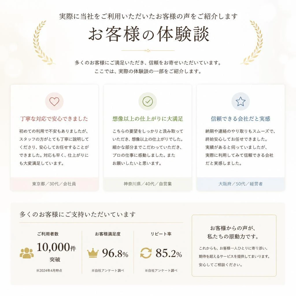 お客様の声