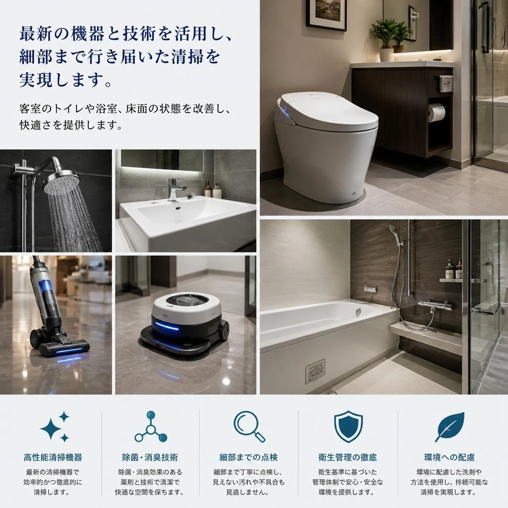 当社の清掃サービスの特長
