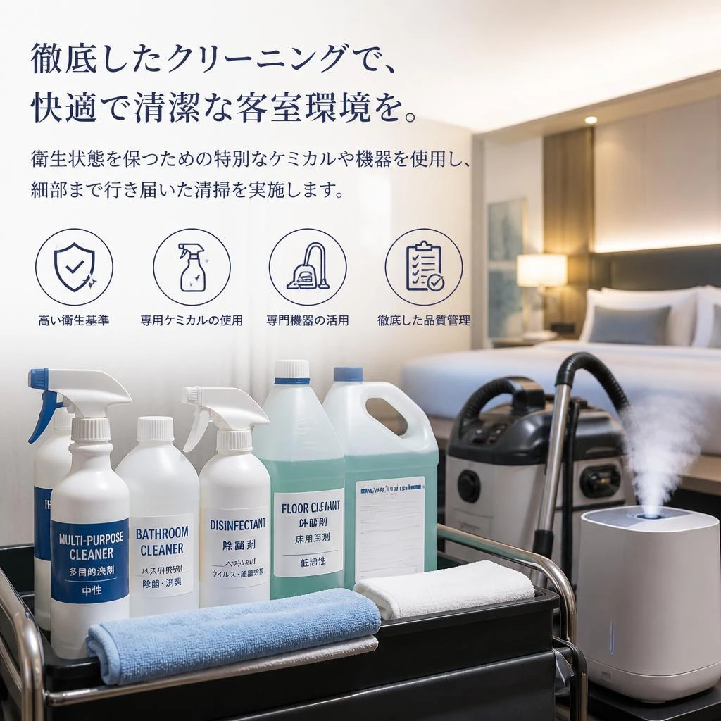 清掃サービスの特徴