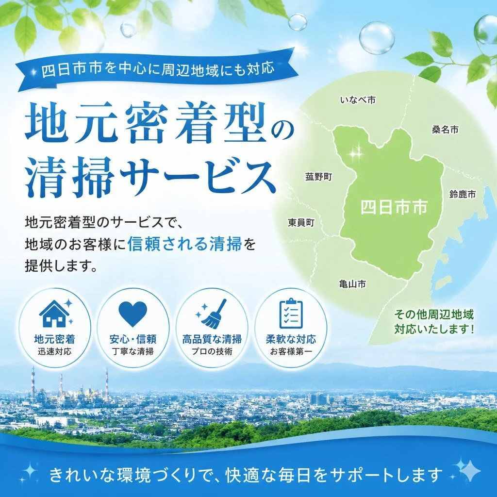 四日市エリアの清掃サービス