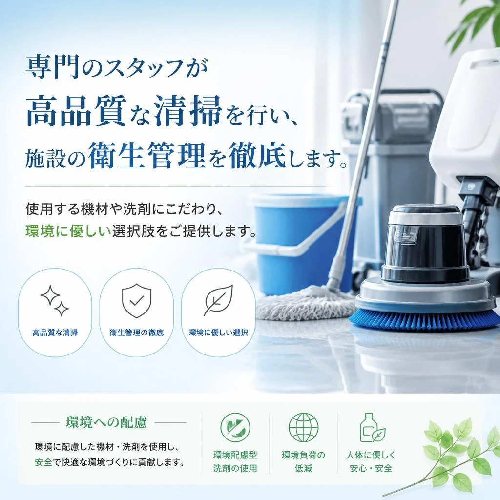 安心･安全の清掃サービス