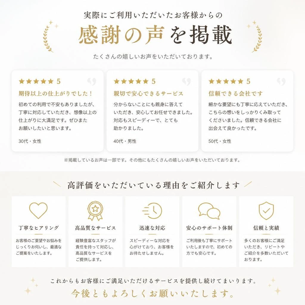 お客様の声