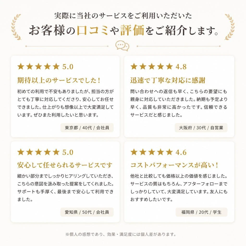 お客様の声