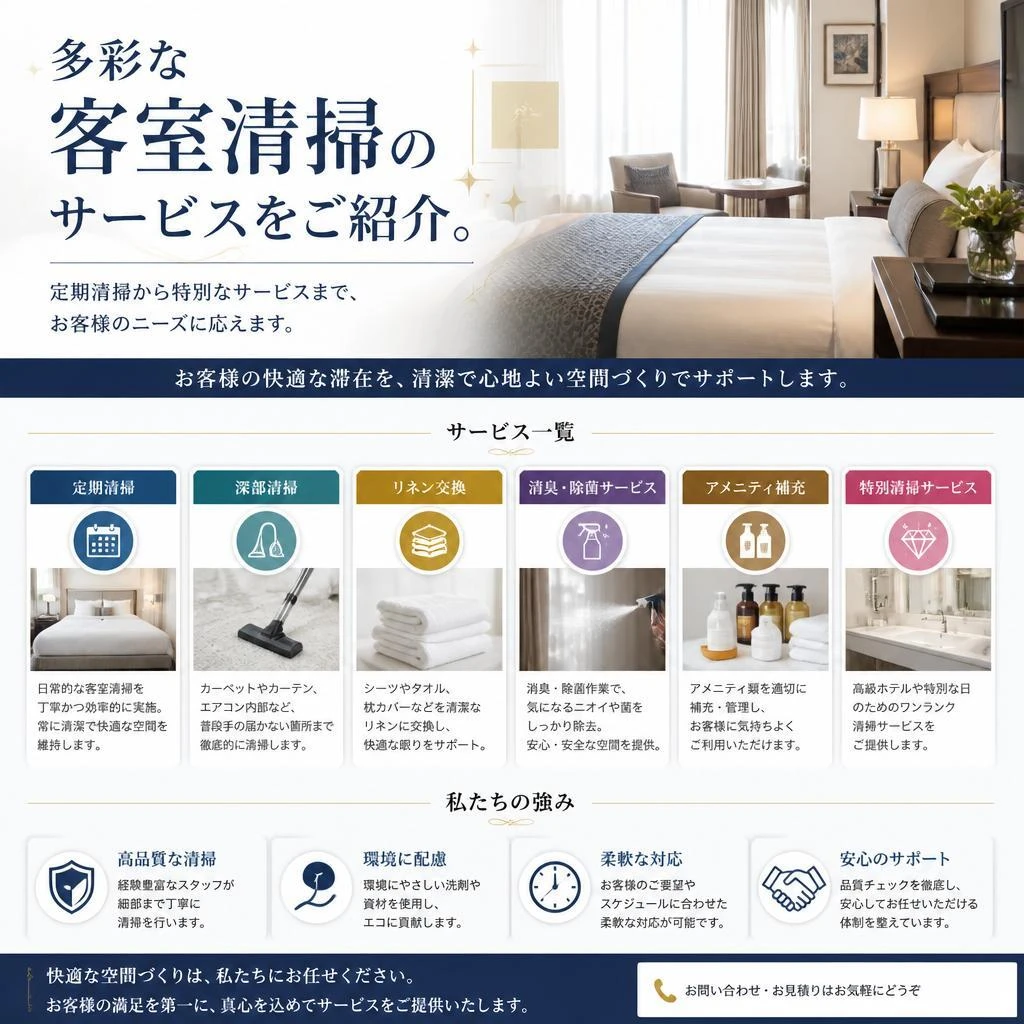 私たちの清掃サービス