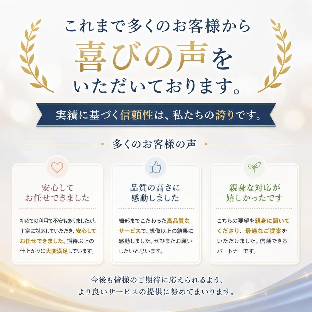 お客様の声
