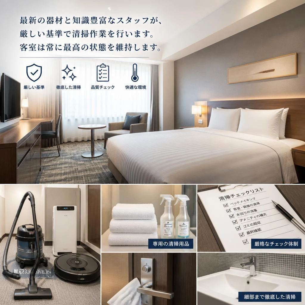 高品質な清掃技術