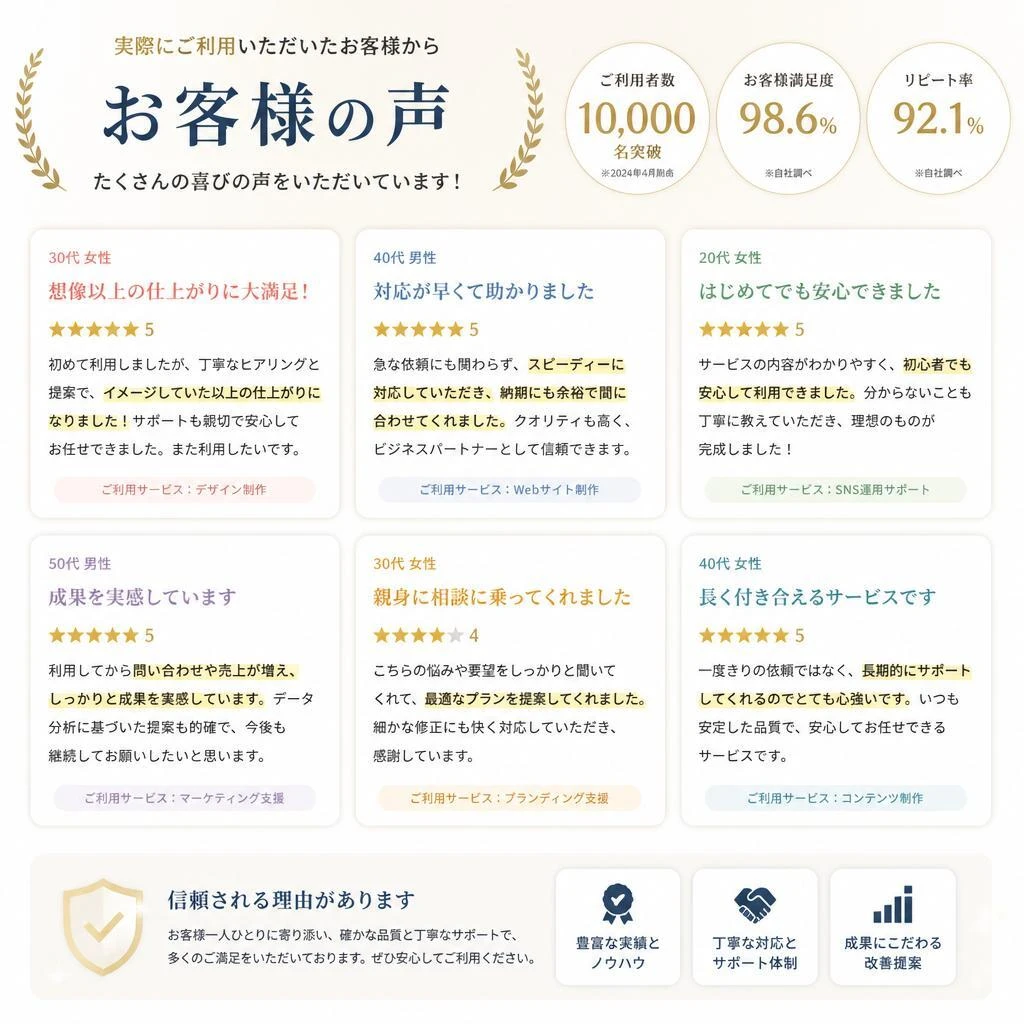 お客様の声
