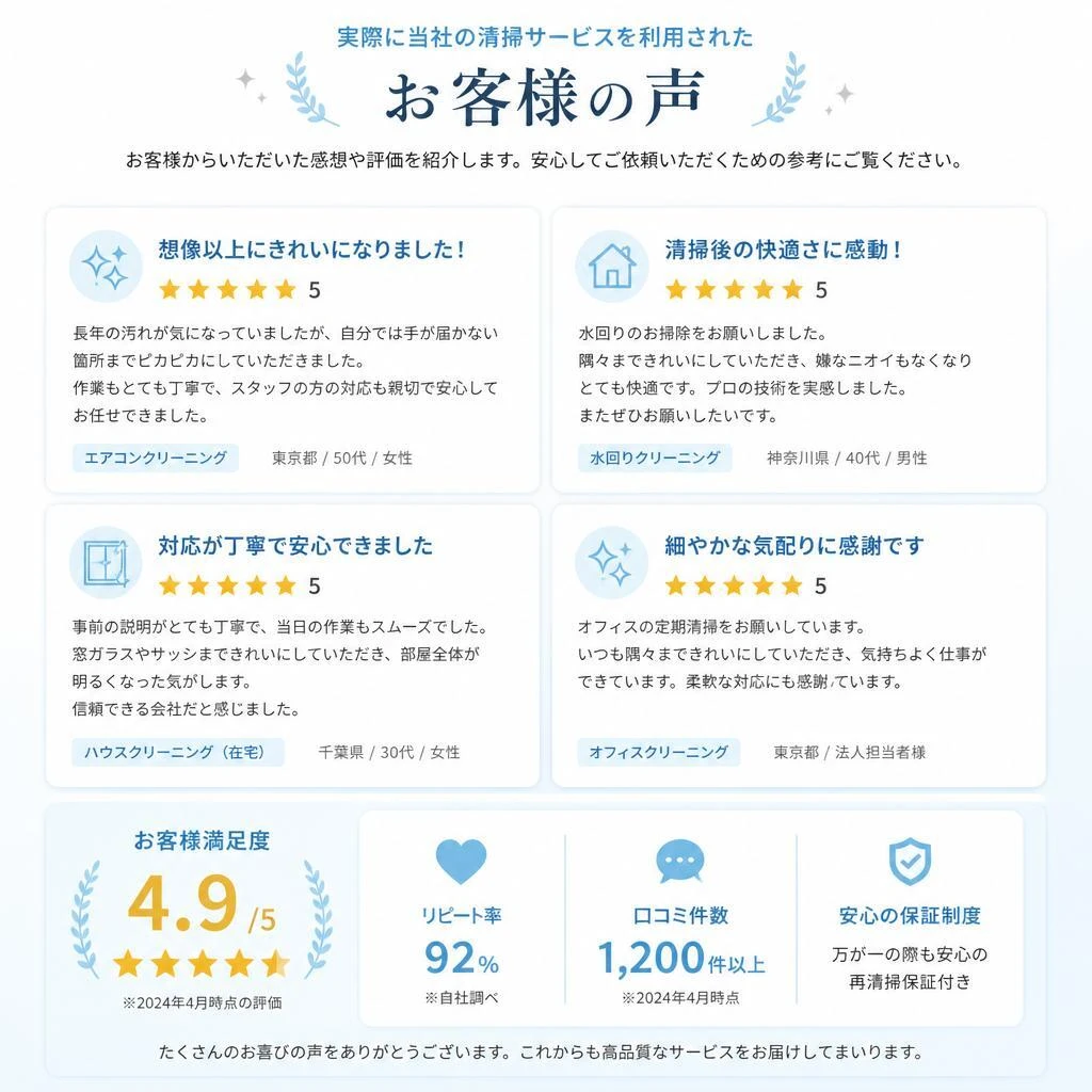 お客様の声
