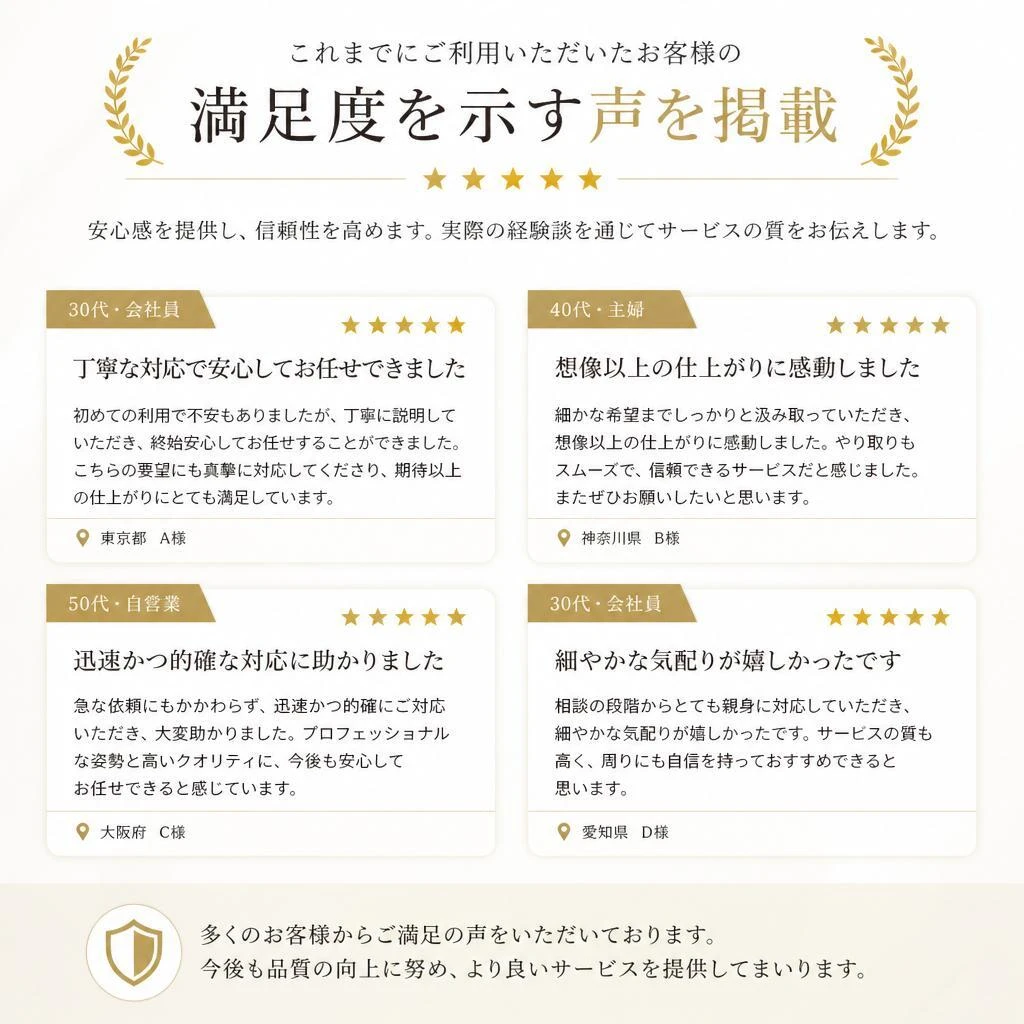 お客様の声