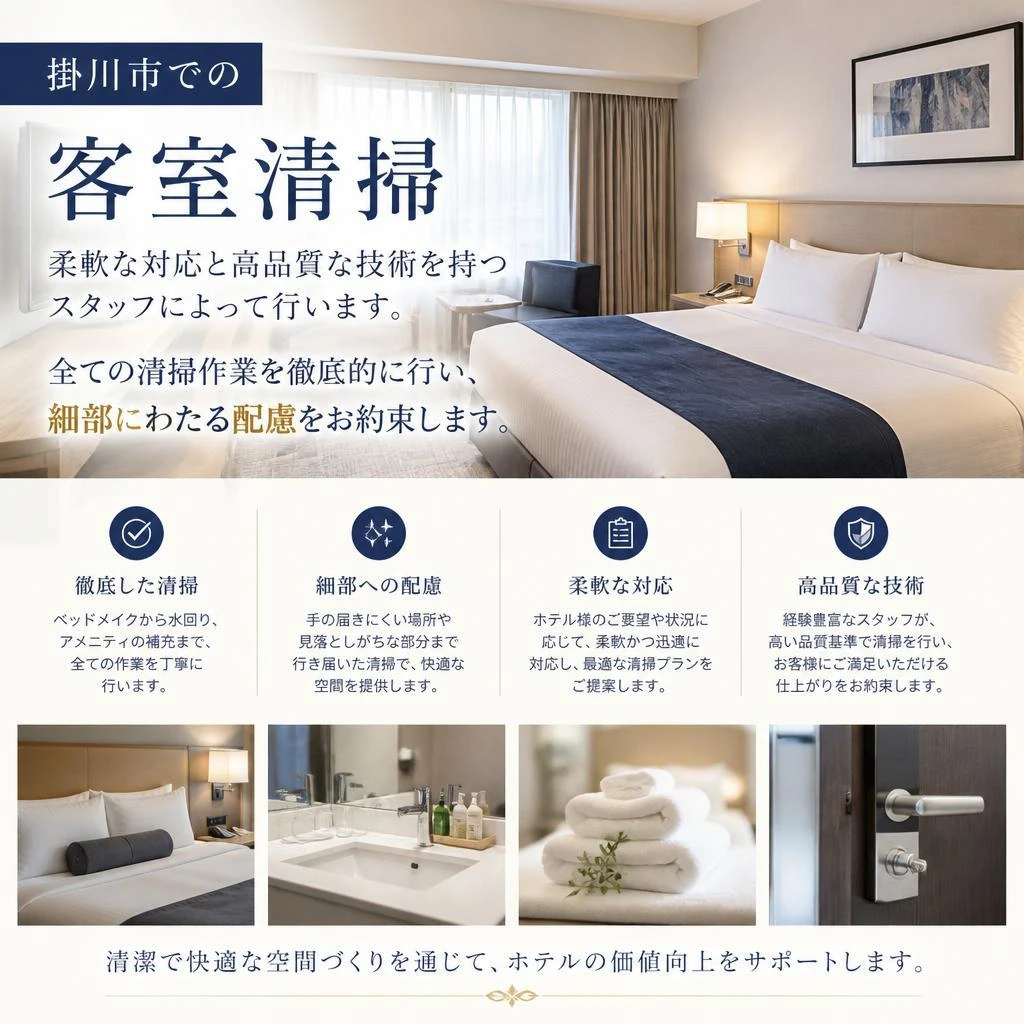 当社の清掃サービス特徴