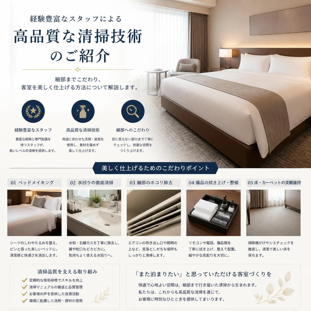 2. プロの清掃技術