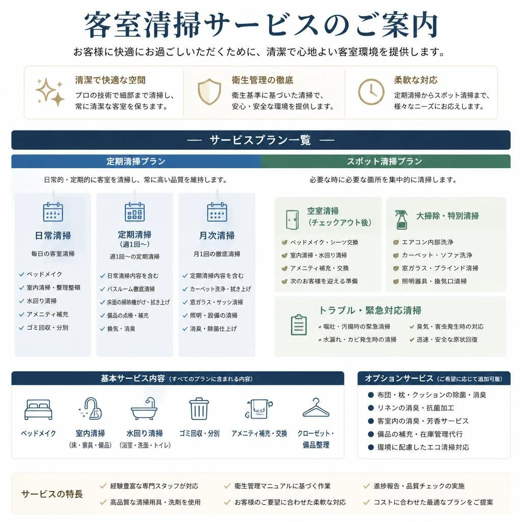 2. 清掃サービスの種類