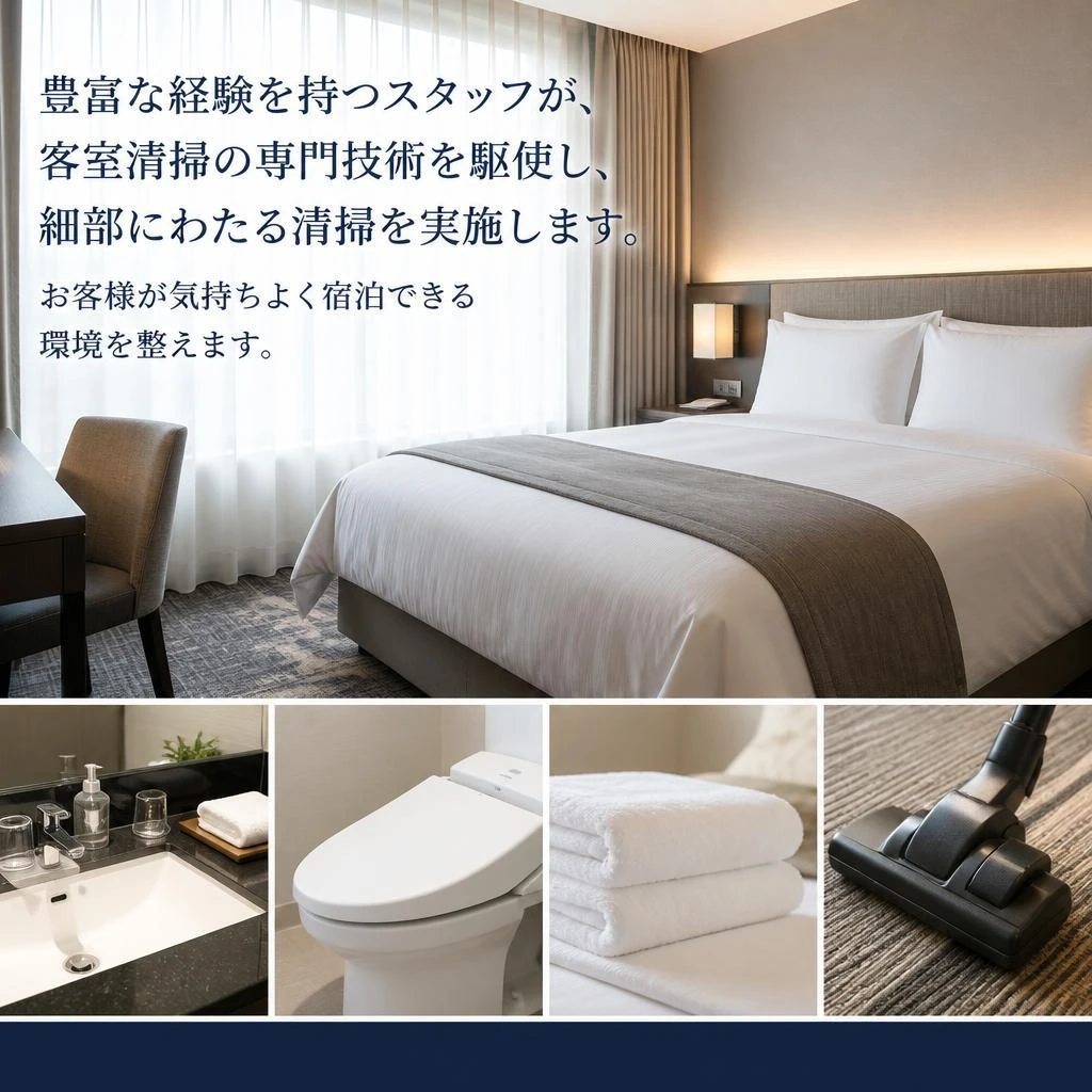 高品質な清掃技術