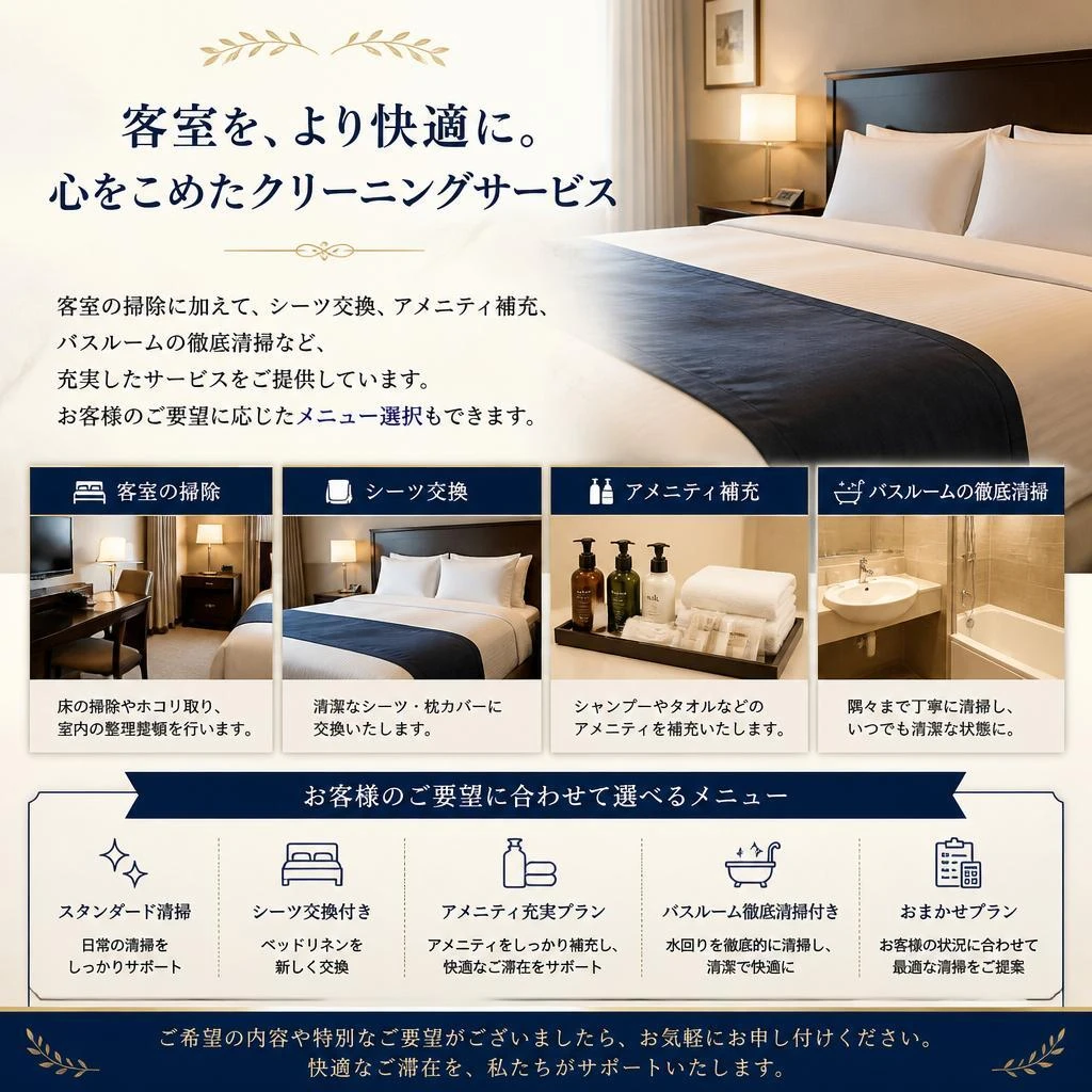 清掃内容の詳細