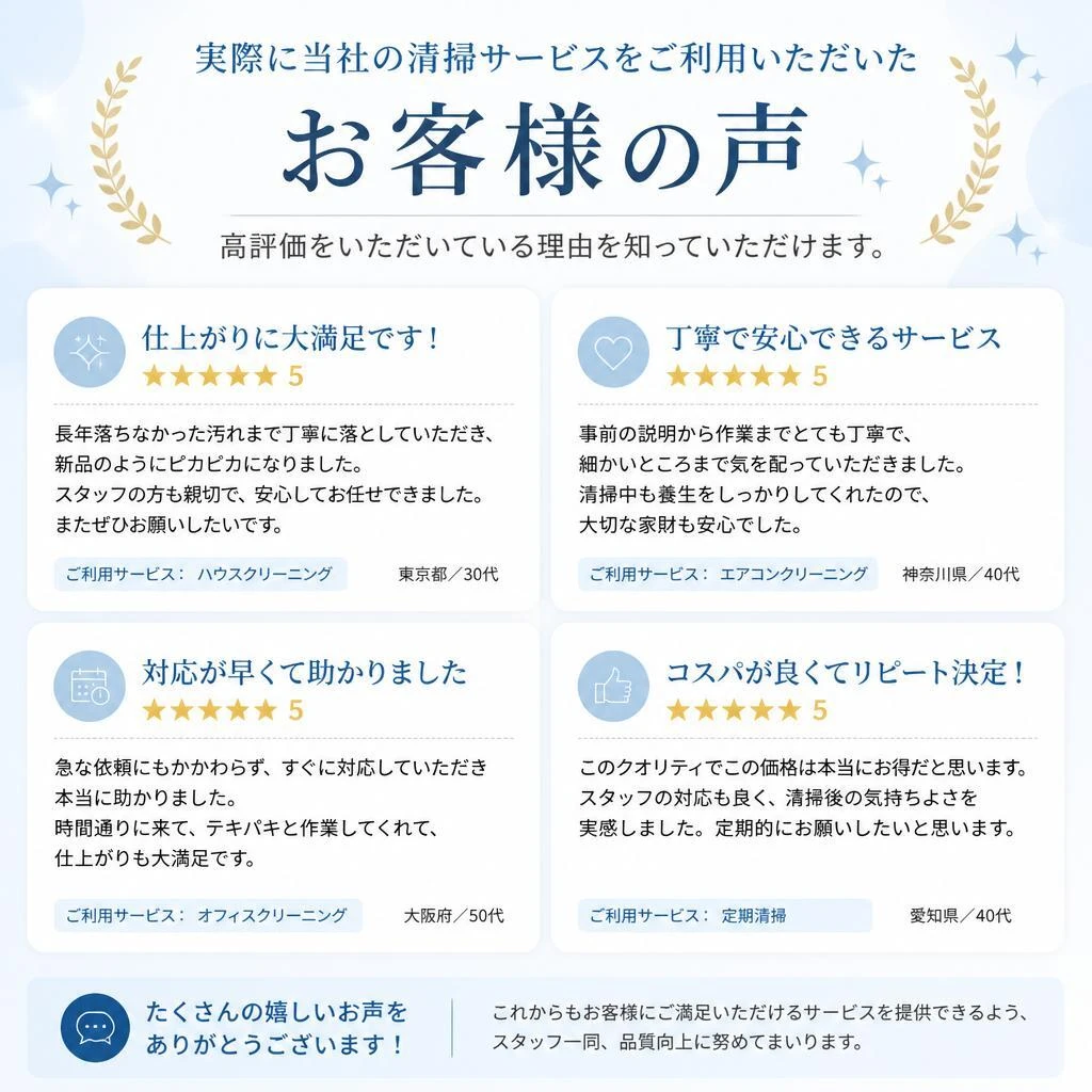 お客様の声