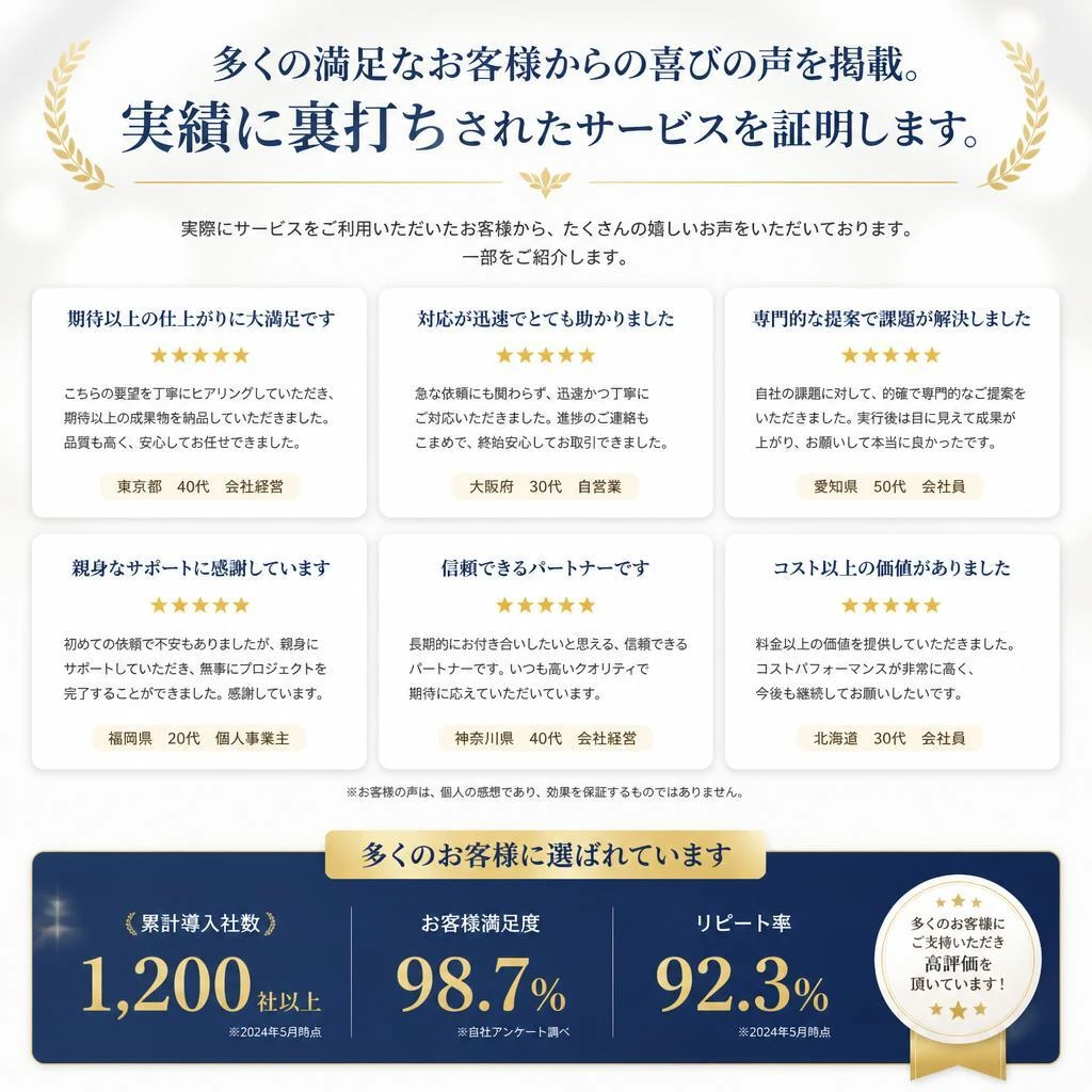 お客様の声