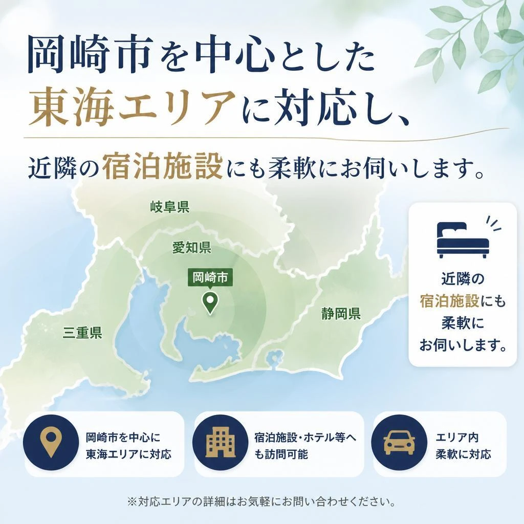 岡崎市の対応エリア