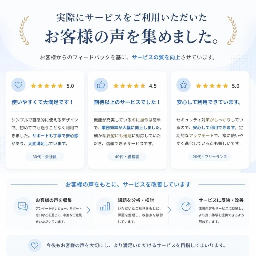 お客様の声