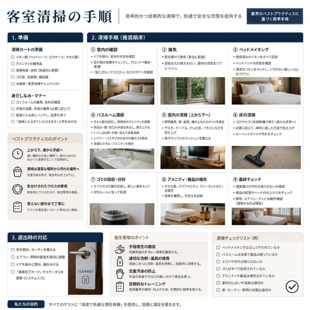 清掃プロセスの説明