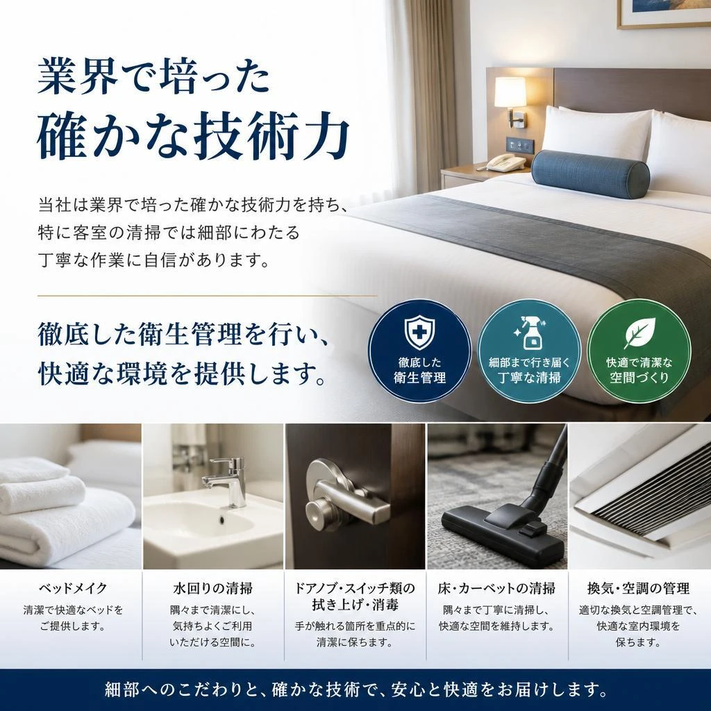 業界最高水準の技術力