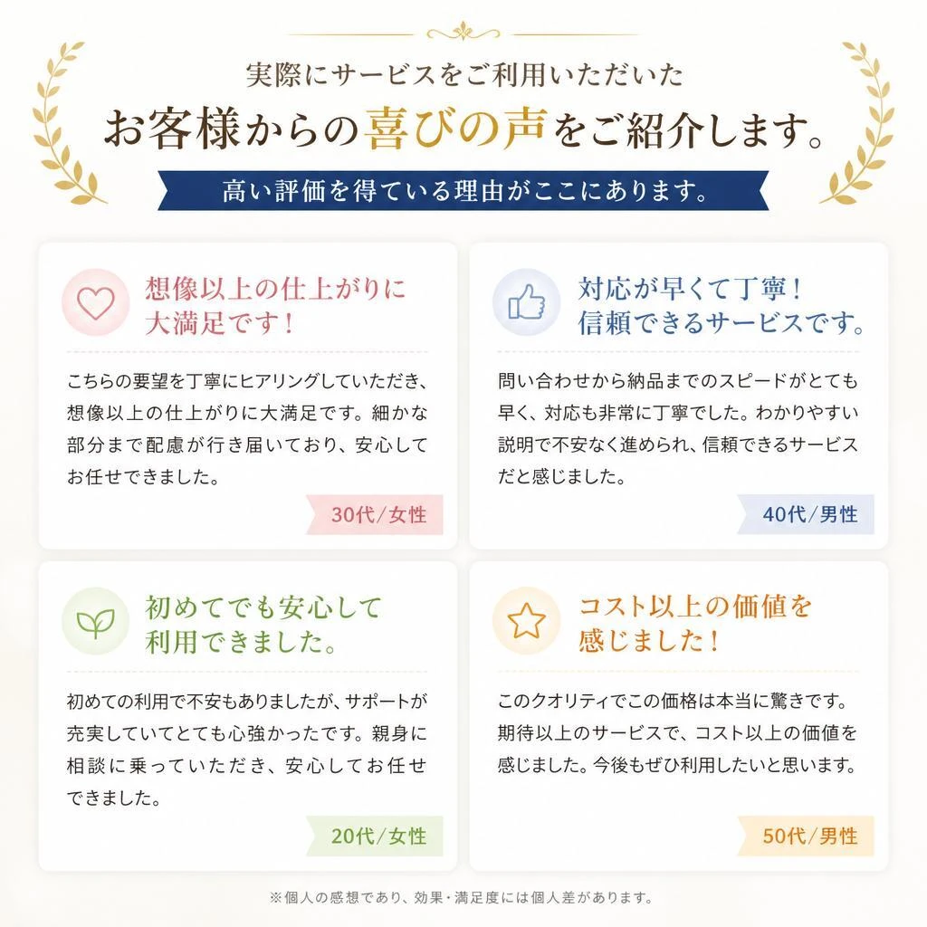 お客様の声