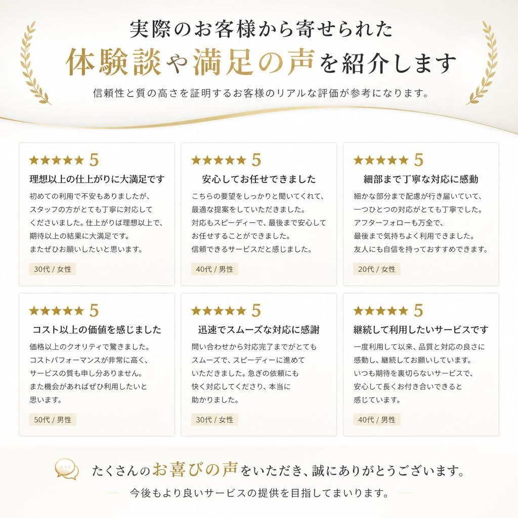お客様の声