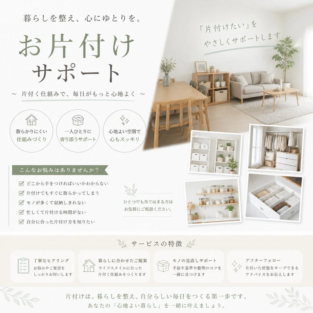 高品質な洗剤と機器の使用